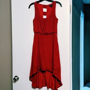 Red High-Low Dress
